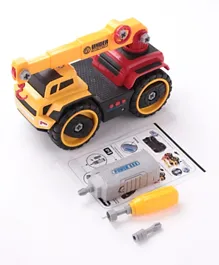 Multifunctional DIY Truck Toy With Tools - Yellow