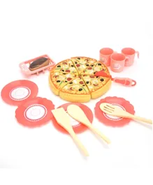 Kitchen Utensils With Pizza Playset - 19 Pieces