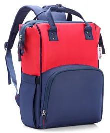 Multipurpose Diaper Backpack - Red Blue