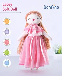 Bonfino Lacey Soft Candy Doll Pink - 28.5 cm
