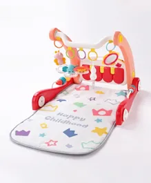 2 In 1 Musical Walker and Playmat - Red