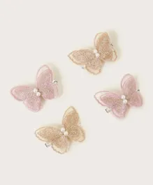 Monsoon Children  Embellished Butterfly Hair Clips - 4 Pieces