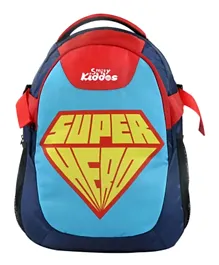 سمايلي كيدوز - حقيبة ظهر مدرسية للأطفال جونيور سوبر هيرو - 18 إنش