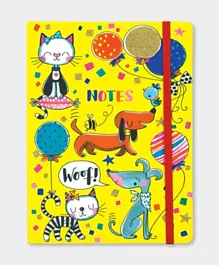 Rachel Ellen Cats & Dogs A5 Notebook - 120 Pages