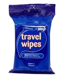 Big D Travel Wipes Original - 20 Pieces