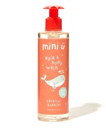 Mini-U Tropical Berries Hair & Body Wash - 250 mL
