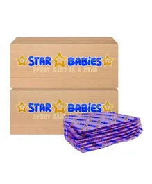 Star Babies Disposable Changing Mat (10 Each) BUY 1 GET 1 FREE Lavender - Pack of 20