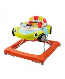 Mini Panda Lil’ Go Kart Baby Walker Car Themed with Musical Activity Center - Red