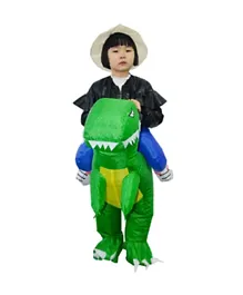 Factory Price Andrew Inflatable Dinosaur Suit for Kids - Green