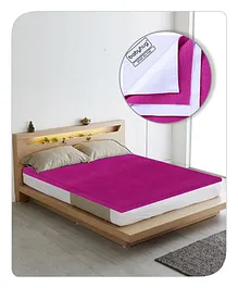 Babyhug Smart Dry Bed Mattress Protector Sheet XXL - Orchid