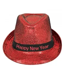 قبعات توب فابريك الحمراء الفاخرة من بارتي ماجيك - أحمر