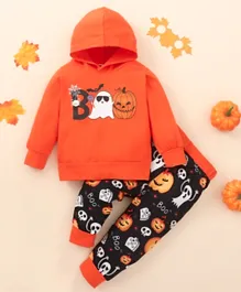 Kookie Kids Halloween Pyjama Set - Orange