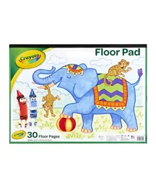 Crayola Giant Floor Pad with Papers Multicolor - Pack of 31