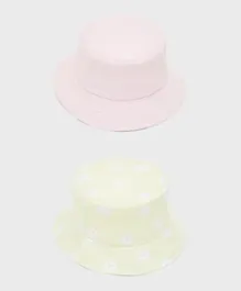 نيم إت طقم قبعتين بنقشة زهور - متعدد الألوان