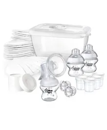 Tommee Tippee Closer to Nature Breast Feeding Kit - White