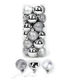 Christmas Decoration Ornaments - Silver