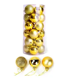 Christmas Decoration Ornaments - Golden