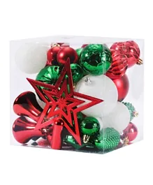 Christmas Decoration Mixed Ornaments - Multicolor