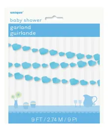 Unique Baby Bootie Blue Garland - 274 cm