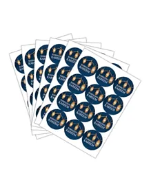 Highland Ramadan Kareem Stickers for Gifts Envelopes - 120 Pieces