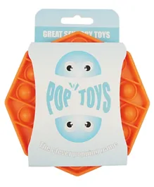 Essen Push Pop Pop Bubble Sensory Octagon Fidget Toy - Orange