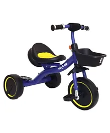 فاب ان فانكي دراجة ثلاثية العجلات كلاسيكية وأنيقة متكاملة التركيب - أزرق
