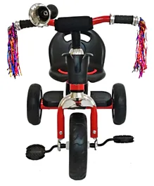 Classic and Stylish Tricycle with Hanging Tassels - Red
