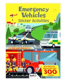 Emergency Vehicles Sticker Activities - 16 Pages