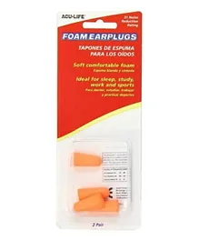 ACU Life Pair Of 2 Foam Ear Plugs