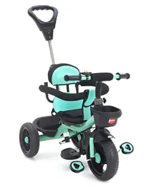 Babyhug Gladiator Tricycle With Parental Push Handle & Cushion Seat - Green
