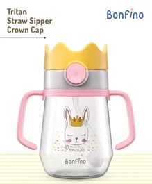 Bonfino Crown Tritan Sippy Cup Pink - 240mL