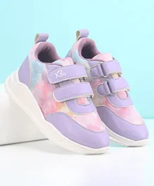 Babyoye Velcro Closure Casual Shoes - Lavender