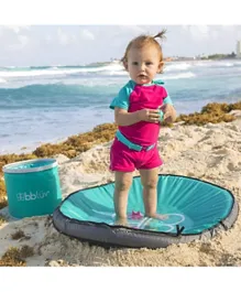 BBLUV Splash Portable Baby Paddling Beach and Travel Pool with Carry Bag - Blue