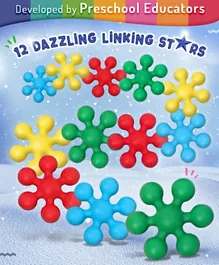 Intelliskills Linking Star Multicolour - 12 Pieces