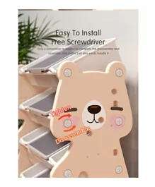 Lovely Baby Bear Storage Rack With 10 Boxes