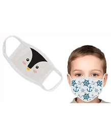 Swayam Reversible Reusable Cloth Face Mask Pack of 2 - Multicolour