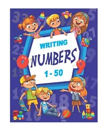 Writing English Numbers 1 to 50 - 64 Pages
