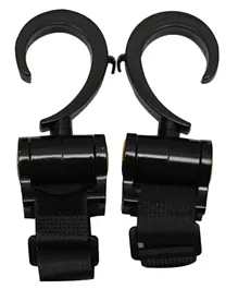 B-Safe Stroller Hook Pack of 2 - Black