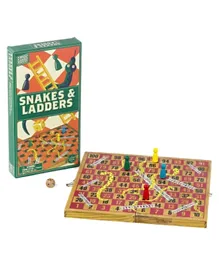 Professor Puzzle Wooden Snakes and Ladders - Multicolour