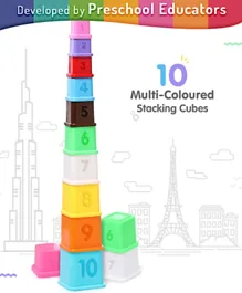 Intelliskills Stacking Cubes - 10 Pieces
