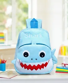 Babyhug Shark Faced Soft Toy Bag - 13 Inches