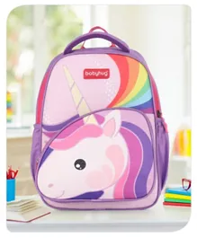 Babyhug School Backpack Unicorn Pink & Purple - 16 Inches