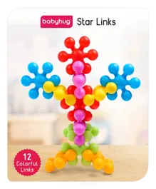 Babyhug Star Link Blocks - 12 Pieces