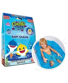 Zimpli Kids Gelli Baff Baby Shark Blue with Bath Stickers - 300g