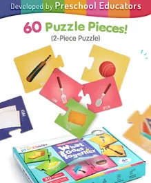 Intelliskills Learn With Puzzles What Goes Together Puzzles - 60 Pieces