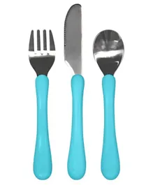 Green Sprouts Learning Cutlery Set 3 Pieces - Blue
