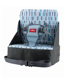 Nuby Easy Go Safety Lightweight High Chair Booster Seat - Grey