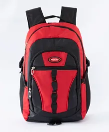 حقيبة ظهر أنيقة وكلاسيكية - أحمر - 18 بوصة