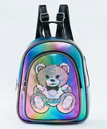 Stylish & Classic Bear Backpack Rainbow - 9.4 Inches