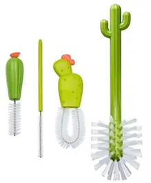 Bottle Cleaning Combo Brush Set Green - 4 Pieces